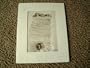 Anne Geddes double matted print titled "Baby On Nappies"