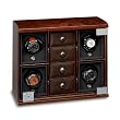 4-Module Briarwood Watch Winder with Storage Compartments by Underwood
