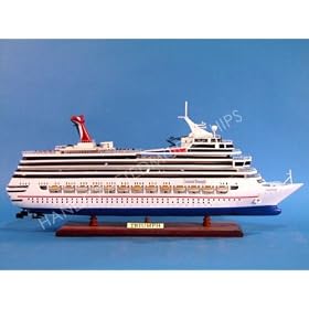 Carnival Triumph 30 inch Cruise Ship Model by Handcrafted Model Ships