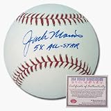 Jack Morris Autographed Rawlings MLB Baseball with 5x All-Star Inscription
