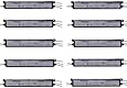 ROBERTSON 1P20124 OEM-Pak of 10 Fluorescent eBallast for 1/2 F96T8 Linear Lamps, Instant Start, 120-277Vac, 50-60Hz, Normal Ballast Factor, HPF, Model ISA259T8MV /A