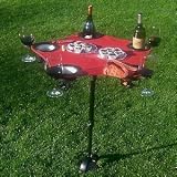 Drink Daddy Portable Wine Table (Cape Cod Red