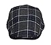 IL Caldo Adult Peaked Stripe Lattice Newsboy Cap Beret Hat