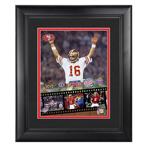 Mounted Memories San Francisco 49ers Framed Super Bowl Champions Film Strip Photo