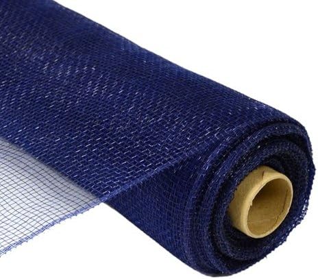 21" Navy Blue Deco Mesh