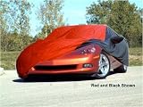 Red and Black Corvette C6 Stormproof Car Cover