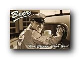BEER CHEAPER THAN GAS PRICES COLLEGE POSTER NEW 8625