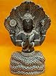 Patanjali the Founder of Yoga System Handcarved Black Stone Sculpture 8.2 Inch