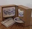 "Parched" : Limited Edition Expresso Cup & Saucer designed by James Jean (with signed art print).