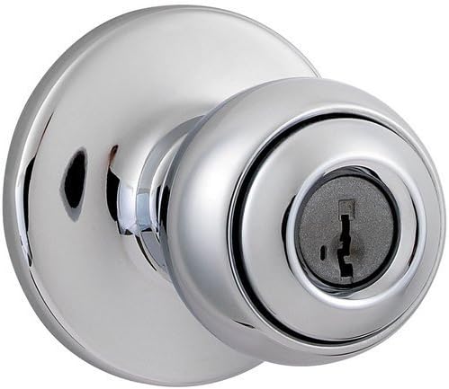 Kwikset 400P 26 SMT 6ALRCS CP 400P-S Polo Keyed Entry Door Knobset with SmartKey, Polished Chrome by Your Other Warehouse