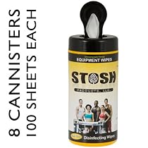 Disinfecting Equipment Wipes (8 Canisters)