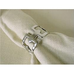 Geometric Abstract French Design Napkin Rings