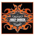 Harley Davidson Tattoo Decorative Pillow