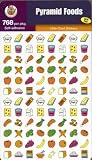 Food Pyramid Little Chart Stickers
