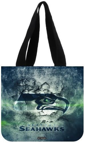 Seahawks Custom Canvas Tote Hand Bag Grocery Shoulder Bag Tote Bag (2 sides)