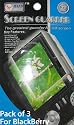 Stick-on BHB© Screen Protector Guard for BlackBerry Bold 9000 (Pack of 3)