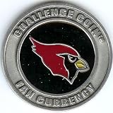 NFL Arizona Cardinals Poker Guard with black velvet pouch