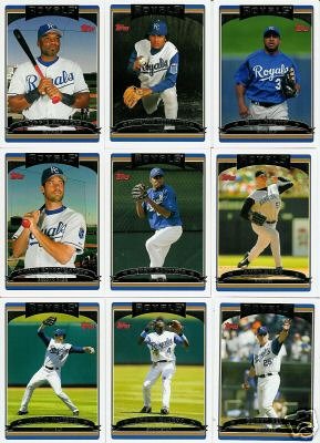 2006 Topps Series 2 KANSAS CITY ROYALS baseball cards team set