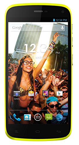 BLU Life Play Unlocked Dual Sim Phone with Quad-Core 1.2GHz Processor, Android 4.2 JB, 4.7-inch IPS HD Display, 4G HSPA+ up to 42Mbps and 8MP Camera (Yellow)