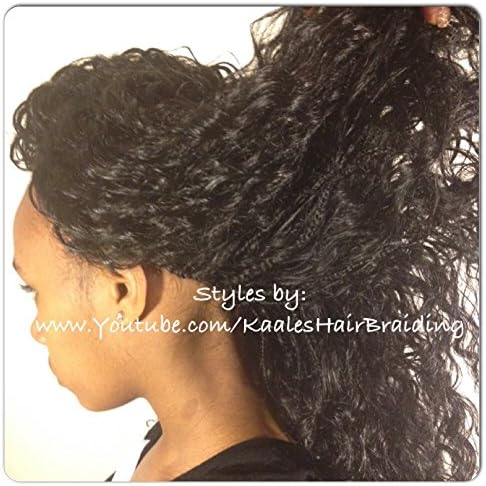 New Deep Bulk 100% Human Hair for Braiding 18-20" Tangle Free Order Today Ships Today (1 Jet black)