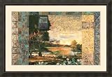 Garden Woven With Flowers Framed Art Print by Nancy Scheinman, 46.16 in. x 34.03 in. Framed