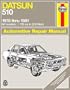 Datsun 510, 1978-81 (Haynes Manuals)