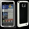 Bumper in Weiss f�r Samsung S2 I9100 / I-9100/ I 9100 + Displayschutzfolie