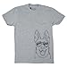 Inkopious Men's German Shepherd with Sunglasses T-Shirt