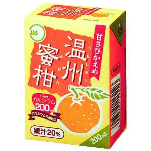 ヨーグルトン乳業 JAS温州蜜柑 200ml×16本 ヨーグルトン乳業 JAS温州蜜柑 200ml×16本