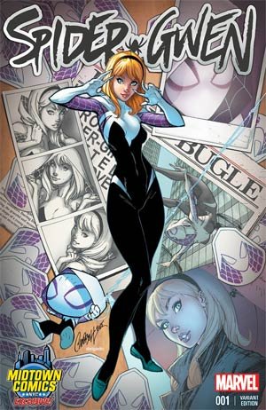 Spider-Gwen #1 Cover B Midtown Exclusive J. Scott Campbell Cover