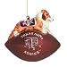 Texas A&M Aggies NCAA Glass Mascot Football Ornament (6)