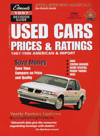 Edmund's Used Cars Prices & Ratings: Fall 1997 (Edmundscom Used Cars and Trucks Buyer's Guide)