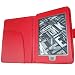 Funda roja para Amazon Kindle Paperwhite y Touch. Dise�o durable, hecho elegantemente para el nuevo Kindle Touch. Leng�eta de cierre no magn�tico. Se pliega para permitir la lectura f�cil.