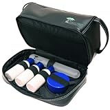 ToiletTree Products Toiletry Bag with Travel Accessories (TSA Approved Bottles)