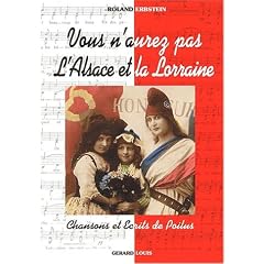 Vous n'aurez pas l'Alsace et la Lorraine