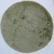 Flokati Faux Fur Rugs 3' Round (Celery Green)