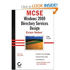 MCSE: Windows 2000 Directory Services Design Exam Notes (MCSE exam notes)