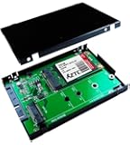 ZTC 2-in-1 Sky 2.5" Enclosure M.2 (NGFF) or mSATA SSD to SATA III Board Adapter. Multi Size Fit with High Speed 6.0GB/s. Model ZTC-EN005