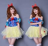 コスプレ衣装★ ディズニー 白雪姫 白雪姫風 ワンピース ハロウィンパーティーカーニバル・宴会・クリスマス ☆仮装舞踏 ♪ダンス コスチューム