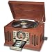 Celebrity 3 Disc Entertainment Center in Oak by Crosley Radio