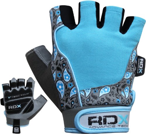 RDX Women's Amara Leather Gym Weight Lifting Gloves Crossfit Training Fitness Exercise