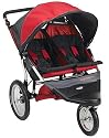 Schwinn Free Wheeler AL Double Swivel Wheel Jogger Stroller (Red/Black)