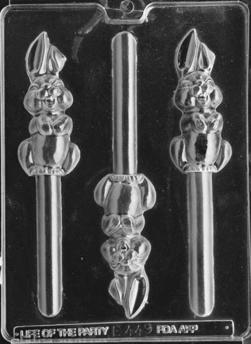 BUNNY PRETZEL Easter Candy Mold chocolate