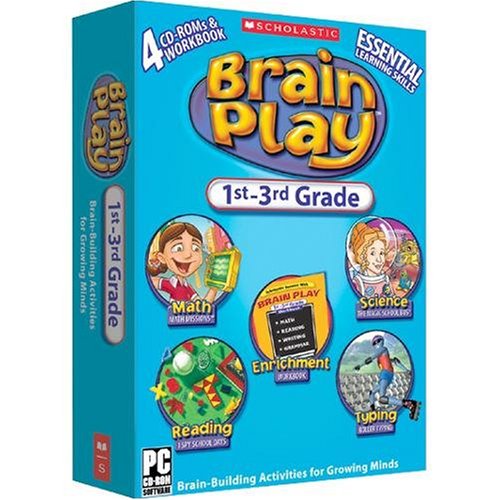 Scholastic Brain Play 1st - 3rd Grade Compilation; 1st Edition [Old Version]