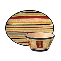 Pfaltzgraff Sedona Serving Bowl and Platter Set
