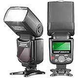 Neewer VK750 II i-TTL Speedlite Flash with LCD Display for Nikon D7100 D7000 D5200 D5100 D5000 D3000 D3100 D300 D300S D700 D600 D90 D80 D70 D70S D60 D50 and All Other Nikon DSLR Cameras