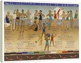 Box Canvas Print of SPANISH SWIMWEAR 1934 from Mary Evans
