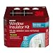 3M 2120W-6 Indoor 2-Window Insulator Kit, 5.16 ft x 7 ft
