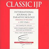 Classic Ijp: International Journal of Parapsychology, 1959-1968