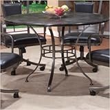 Auckland Round Dining Table with Wood Top